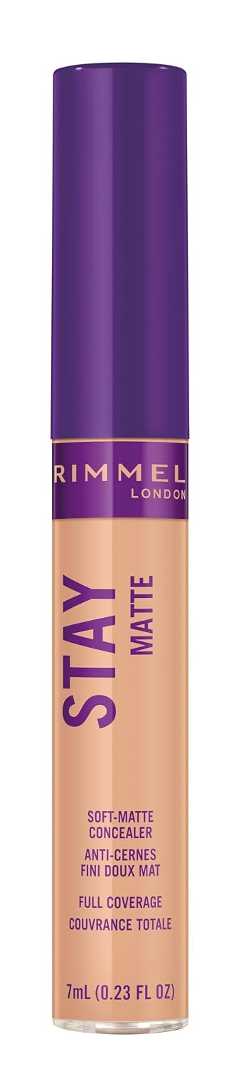 Rimmel London Stay Matte - 111 Fair - Concealer, 24-Hour Wear, Shine Control, Fights Free Radicals, 0.23oz Fair 0.23 Fl Oz (Pack of 1)