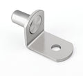 1/4 Inch Shelf Pegs,40Pcs Bracket Support Pins L-Shaped Holders for Cabinets,Shelves,Wodrob,Nickel Plated