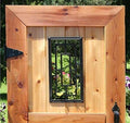 Nuvo Iron Decorative Insert for Fencing, Gates, Home, Garden - Rectangle, 17