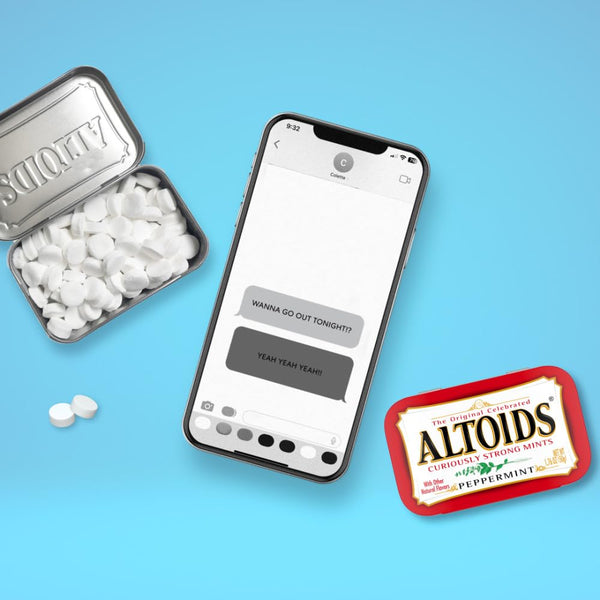 Altoids Classic Peppermint Breath Mints, 1.76 Ounce (Pack of 12) 1.76 Ounce (Pack of 12) Peppermint
