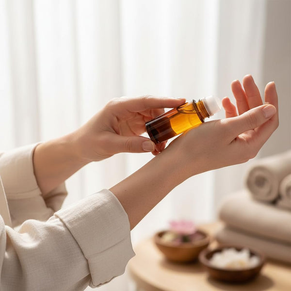 2Pcs Brown 30ml Glass Essential Oil Roller Bottles,Perfume Roller,Refillable Roll on Bottles Container Empty Deodorant Rollerball Beauty and