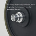 Reducing Bushing Arbor Adapters 1" Thick from 1-1/4" to 1", 3/4", 5/8", 1/2" Arbor Aluminum - S/4 1" Thick-4 Piece