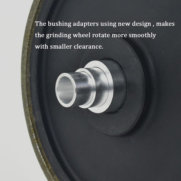 Reducing Bushing Arbor Adapters 1" Thick from 1-1/4" to 1", 3/4", 5/8", 1/2" Arbor Aluminum - S/4 1" Thick-4 Piece