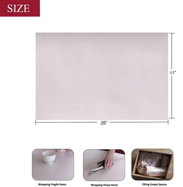 Newsprint Packing Paper Sheets for Moving, Shipping, Box Filler, Wrapping and Protecting Fragile Items 1.3 Lbs (50 Sheets, 26” x 15”) 50 Sheets