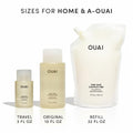 OUAI Fine Shampoo - Volumizing Shampoo with Strengthening Keratin, Biotin & Chia Seed Oil for Fine Hair - Delivers Clean, Weightless Body -