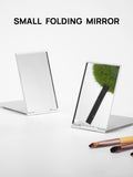 Compact Mirror, 3.3" L x 2.2" W, Small Mirror for Travel, Silver | Mini Mirror for Purse, Pocket, Desk; Ultra-Thin & Light Aluminum Fits Travel