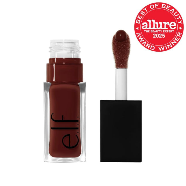 E.L.F. Glow Reviver Lip Oil, Nourishing Tinted Lip Oil for a High-Shine Finish, 