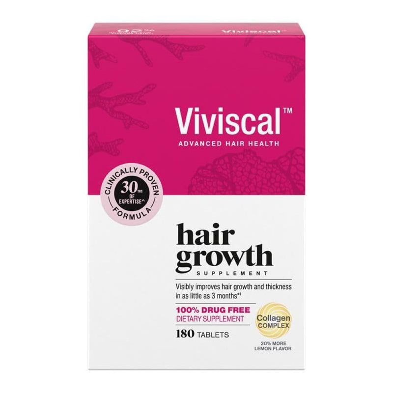 Viviscal Hair Growth Supplements for Women, Thicker Fuller Hair Support for Thinning Hair and Hair Loss, with Biotin and Marine Collagen,
