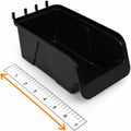 Wallpeg Made in USA Pegboard Bins - Kit PB-6 Hooks to Peg Board Panel Organize Hardware Arrange Accessories Workbench Tool Organizer Garage Stora