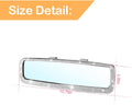 Osilly Bling Car Rearview Mirror, Decorations Rear View Mirror with Crystal Rhinestones & Diamonds, Car Interior Trim Accessories, Clip-on & HD