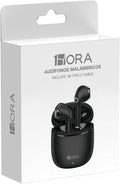 1 Hora Wireless Earbuds, Bluetooth 5.3 Ear Buds with Charging Case, Clear Calls, Deep Bass, Touch Control, Lightweight in-Ear Headphones