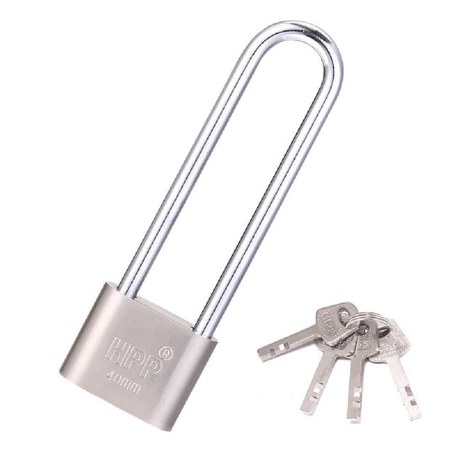 Long Lock Beam Bike Padlock Anti-Theft Door Cabinet Drawer Gate Lock with Keys Lock Long Beam Gym Locker Locker Padlock 