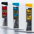 Pentel Super Hi-Polymer Mechanical Pencil Lead Refills | 0.5mm, 0.7mm, 0.9mm - 90 Lead refills (30 of Each Size)