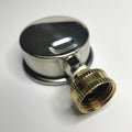 Stainless Steel 304 Liquid Filled Water Pressure Test Gauge,0-220psi, 2-1/2" Dial Display,Oil Gauge.Female 3/4" GHT Garden Hose Thread.