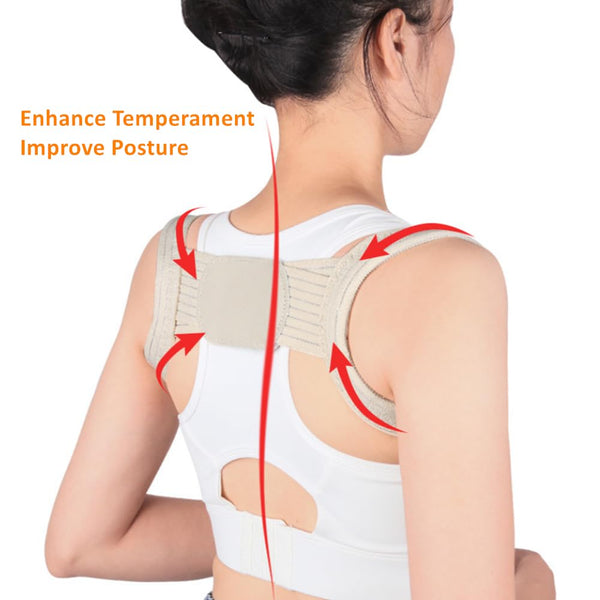 WEEOATAR Posture Corrector,Upper Back Brace Easy to Use,Highly Elastic Posture Trainer,Adjustable Back Straightener Brace,Posture Corrector Strap
