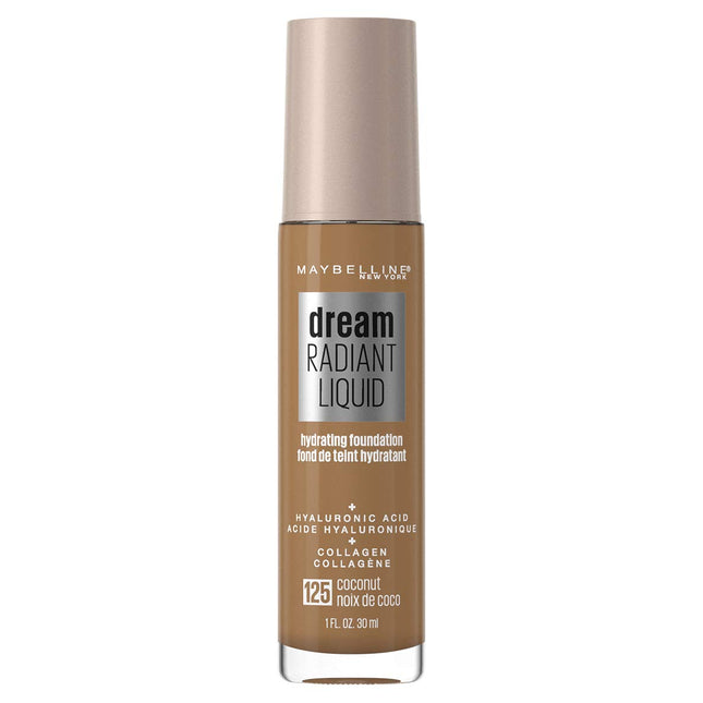 Maybelline Dream Radiant Liquid Medium Coverage Hydrating Makeup, Lightweight Li