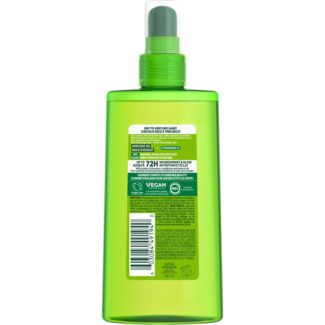 Garnier Fructis Triple Nutrition Marvelous Oil Hair Elixir, 5.0 Fl Oz, 1 Count (Packaging May Vary)