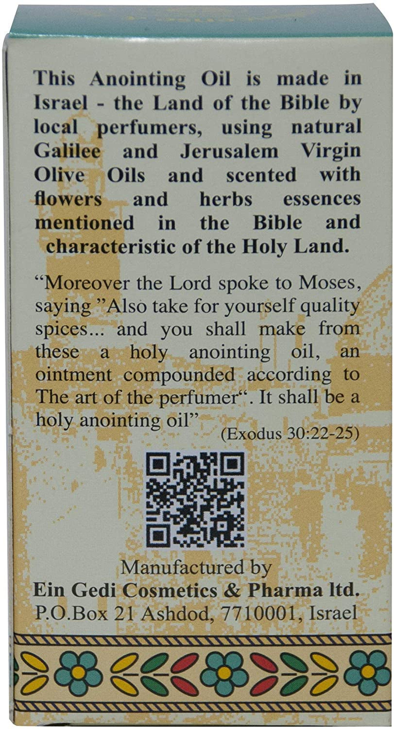 Anointing Oil 12Ml. - Blessing from Jerusalem (Frankincense and Myrrh)