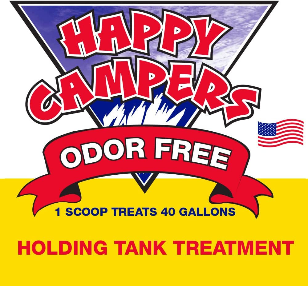 Happy Campers RV Toilet Treatment 18 - Extra Strength Odor Eliminator for Black and Gray Holding Tanks