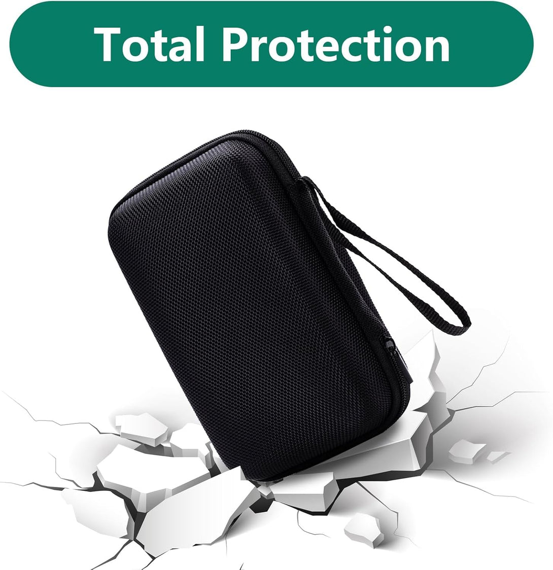 External Hard Drive Portable Carrying Case Digital Gadget Case Waterproof Black