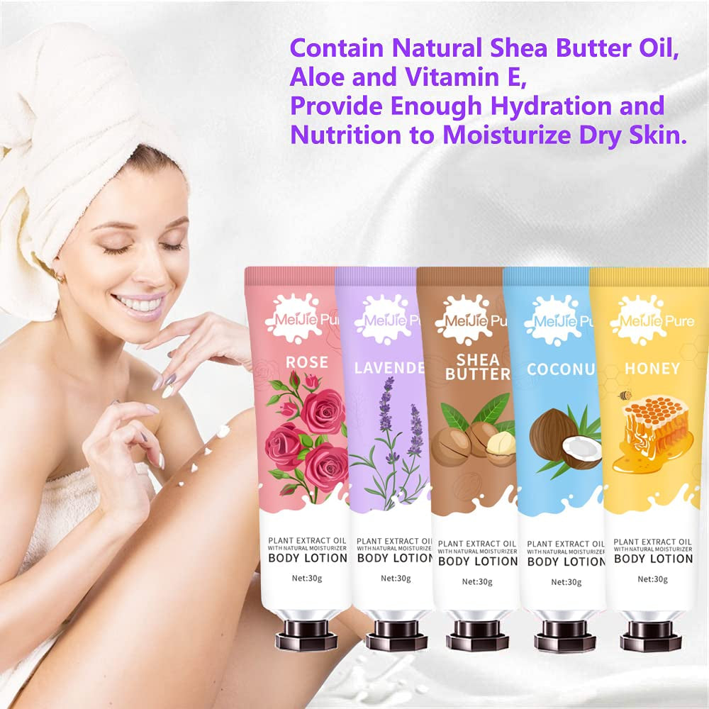20 Pack Lotion for Women,Body Lotion for Dry Skin,Mothers Day Gifts,Teacher Appreciation,Nurses Week Gifts Bulk 2025,Travel Size Natural Fragrance Body Moisturizer with Shea Butter,Baby Shower Favors