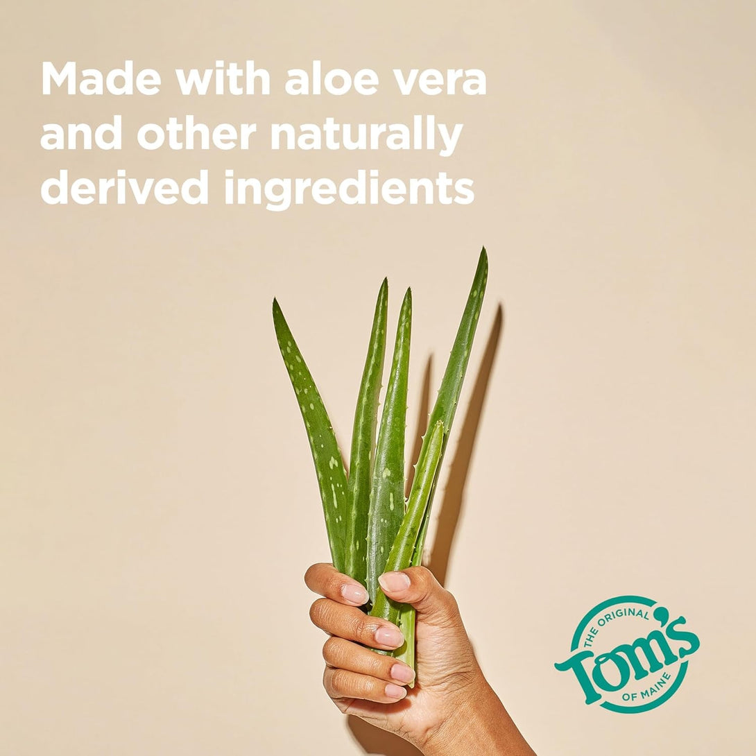Tom’S of Maine Rose Vanilla Aluminum Free Natural Deodorant for Women & Men | Goes on Clear | Odor & Wetness Protection | Naturally Derived and Moisture-Locking Ingredients | 3.25 Oz