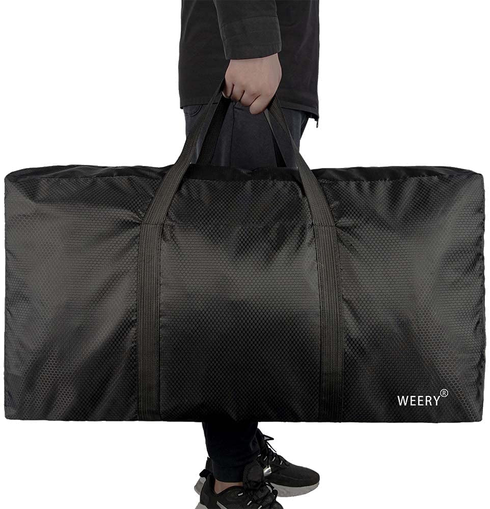 Extra Large Duffle Bag,96L Lightweight Travel Bag, Foldable Waterproof Duffel Bag for Men Women,Black