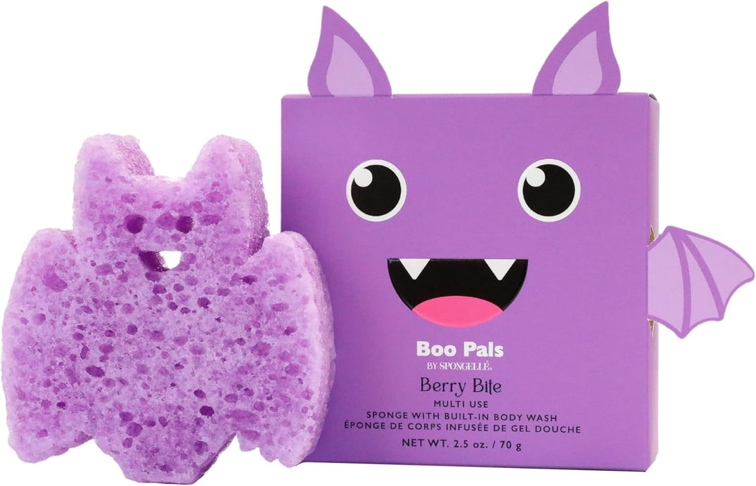 Spongelle Berry Bite Bat | Boo Pals Body Buffer