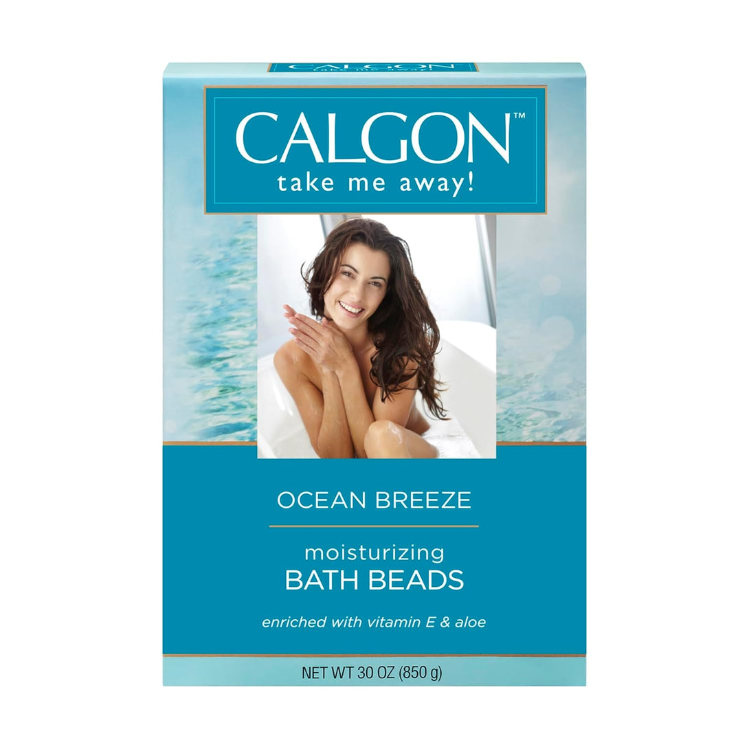 Calgon Ultra-Moisturizing Bath Beads, Ocean Breeze, 30 Ounce