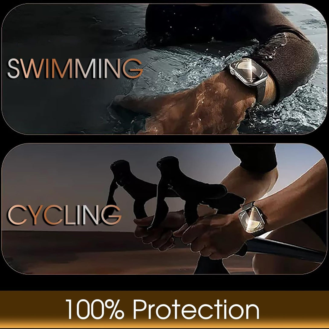 7 Packs for Apple Watch Screen Protector Series 9 8 7 41Mm, TPU Screen Protectors for Iwatch S9 S8 S7, Self-Healing Soft Film, Bubble-Free, Full Coverage, with Clear PC Case