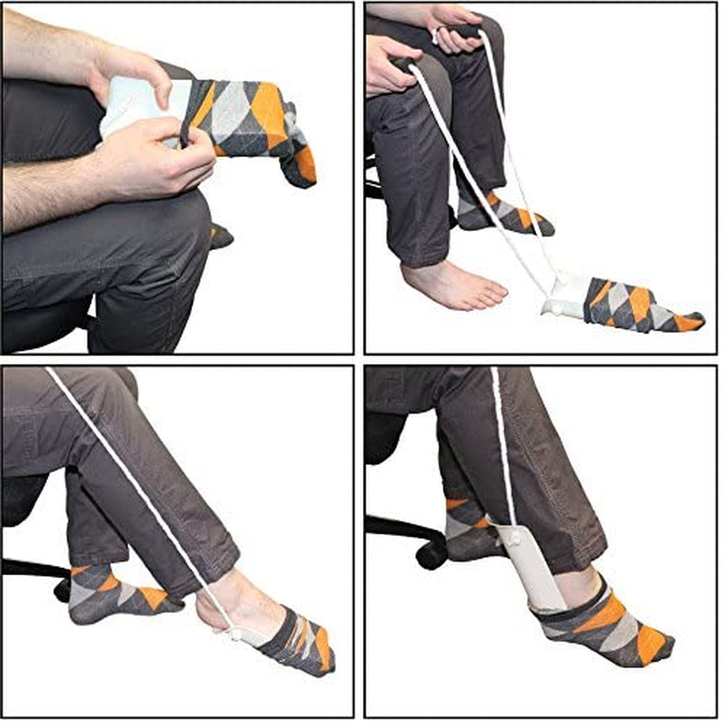 Rehabilitation Advantage Sock Aid with Foam Handles, Standard