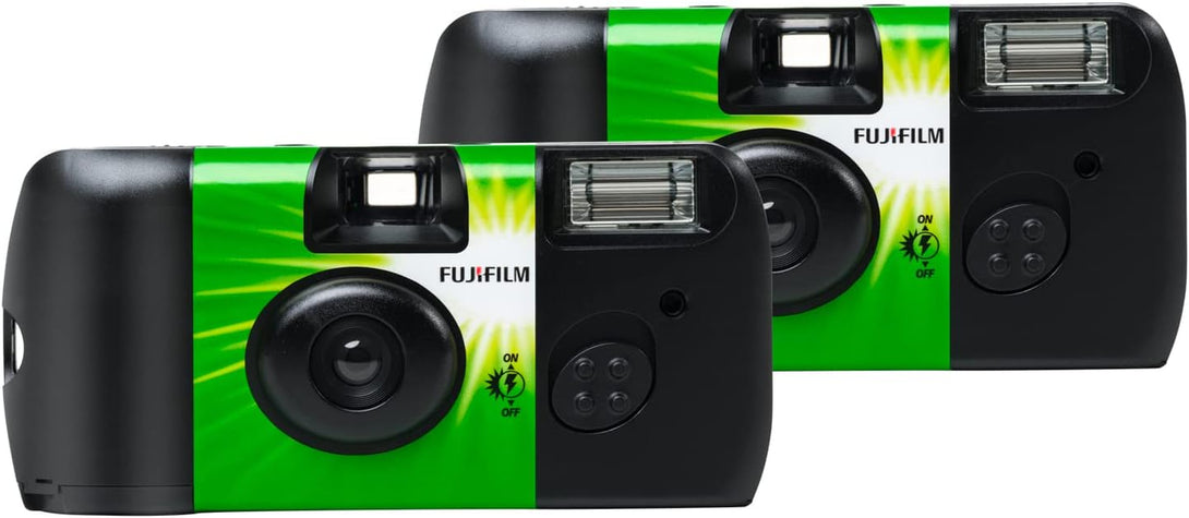 Fujifilm Quicksnap Flash 400 One-Time-Use Camera - 2 Pack