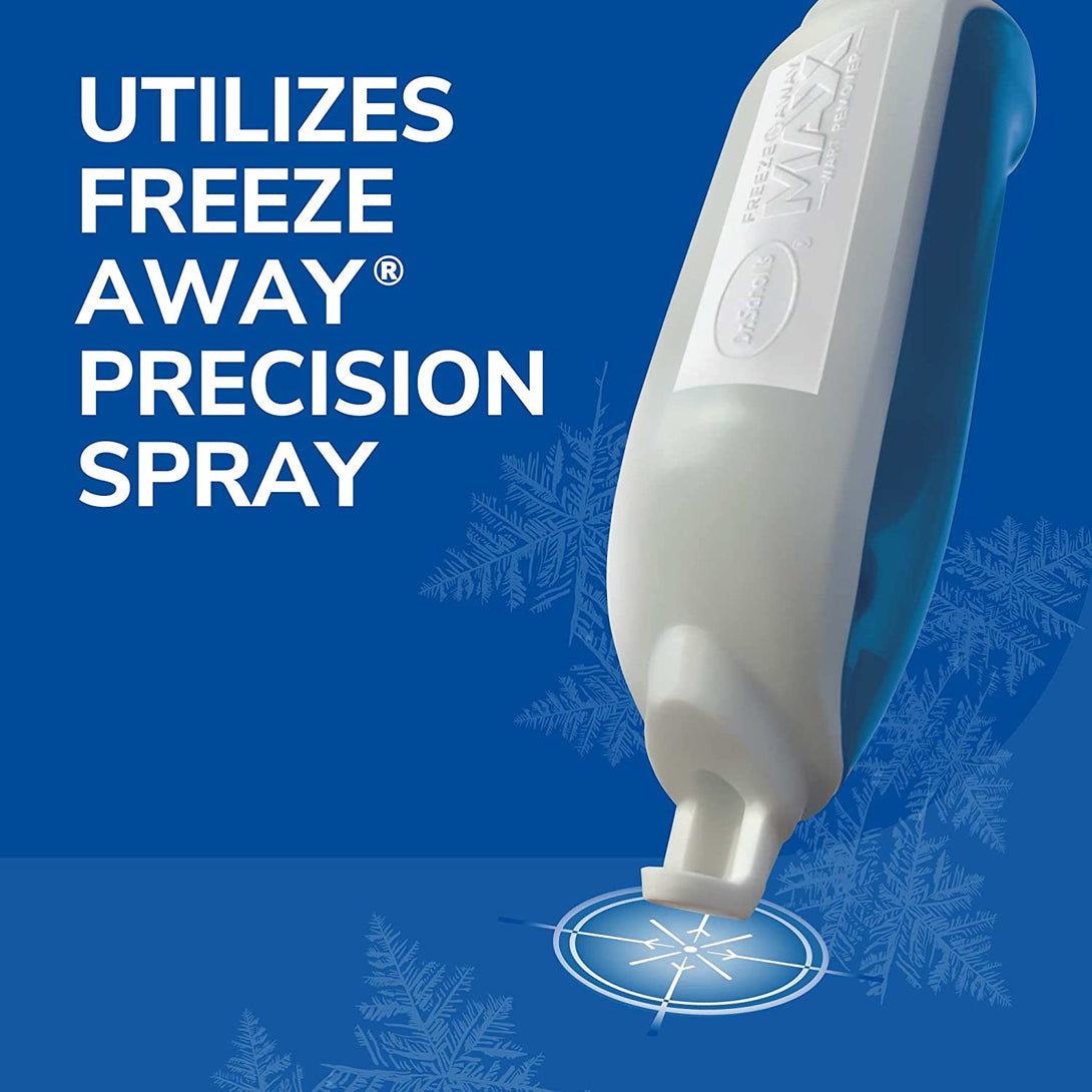 Dr. Scholl'S Freeze Away MAX WART Remover, 10 Applications // Our Fastest Treatment Time, Removes Common & Plantar Warts, Precision Spray, Safe for Children 4+, 10 Treatments