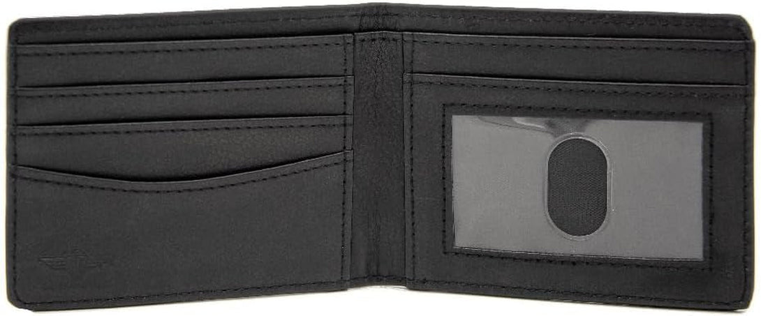 Buckle-Down Men'S PU Bifold Wallet, Multicolor, Standard Size