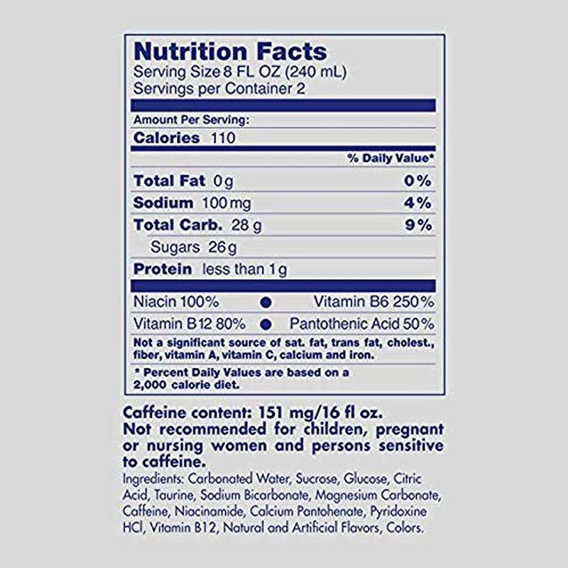 Amp Energy Drink Original and Red Bull Energy Drink Original Combo Pack, 16Fl.Oz. (Pack of 8)