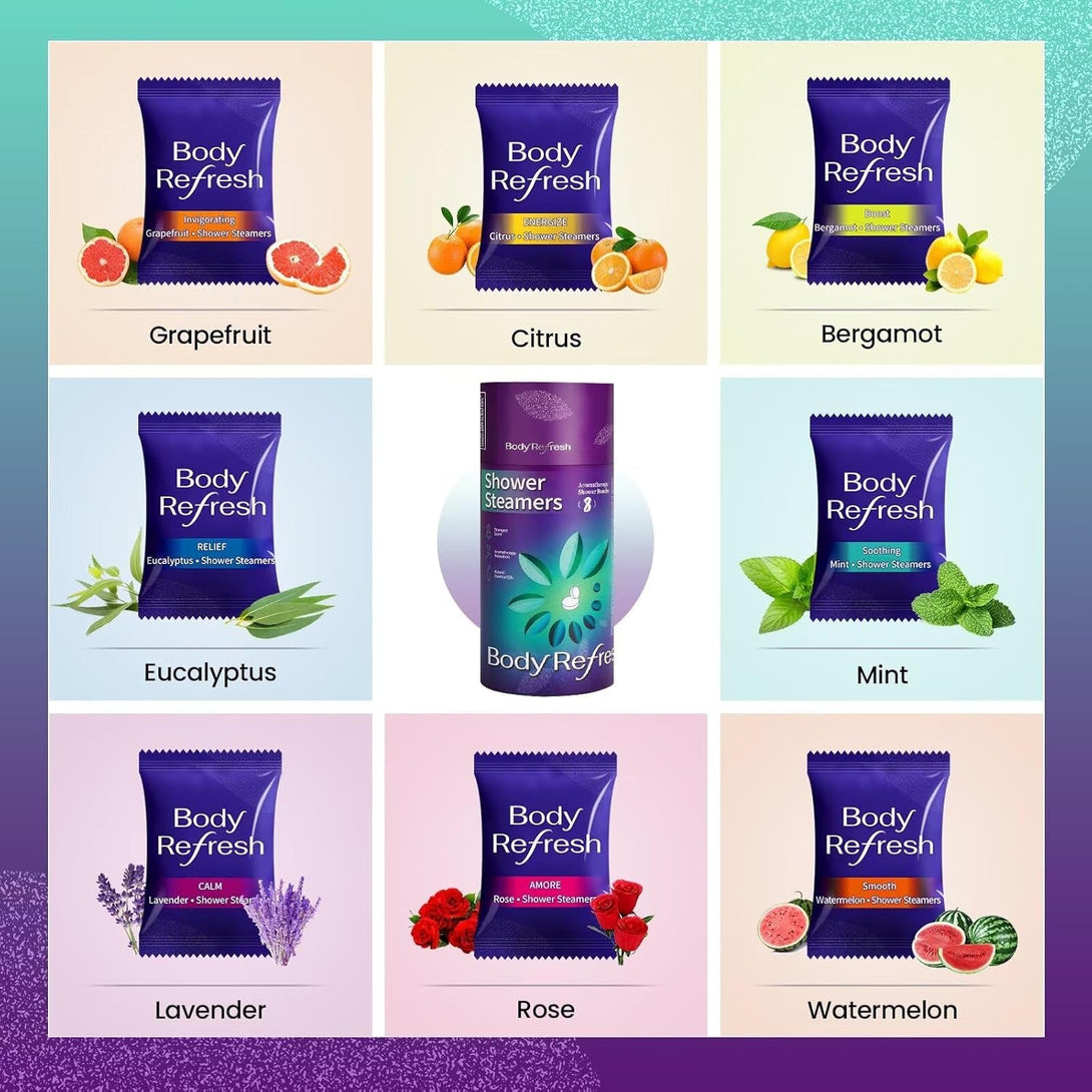 Shower Steamers Aromatherapy - Birthday Gifts for Women, 8 Pack Shower Bombs with Essential Oils, Stress Relief Spa Gifts for Women Mom, Graduation Gifts for Her Him