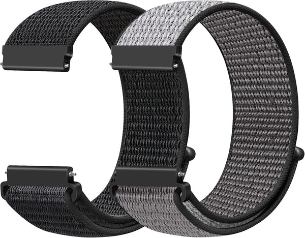 22Mm Nylon Quick Release Bands Compatible with Samsung Galaxy Watch 3 45Mm/Galaxy Watch 46Mm/Gear S3 Frontier/Classic/Garmin Venu 3/Venu 2/Vivoactive 4/Fossil Gen 6 44Mm Bands for Women Men