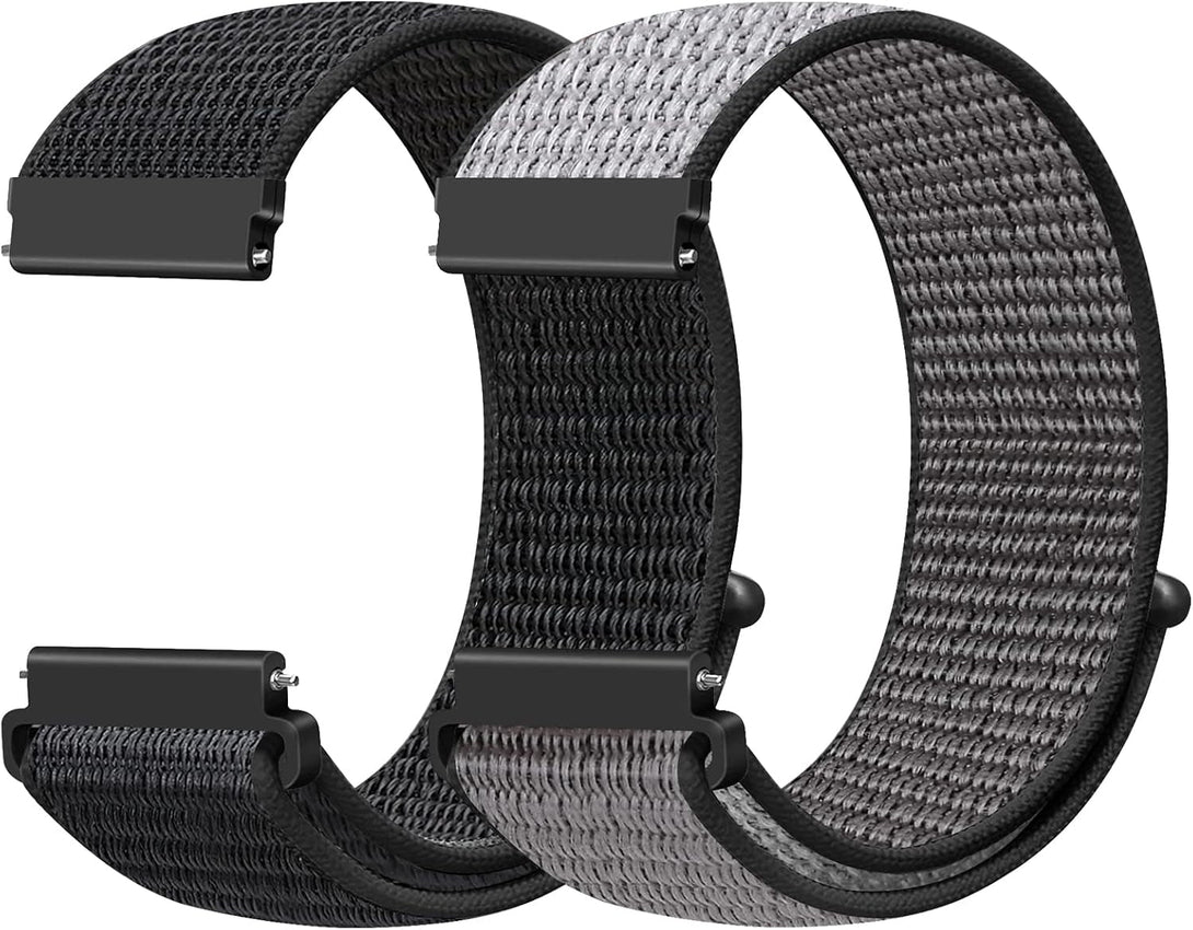 22Mm Nylon Quick Release Bands Compatible with Samsung Galaxy Watch 3 45Mm/Galaxy Watch 46Mm/Gear S3 Frontier/Classic/Garmin Venu 3/Venu 2/Vivoactive 4/Fossil Gen 6 44Mm Bands for Women Men