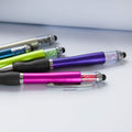 Misibao Ballpoint Writing Pens,8 Pack(5 Count+3 Refills) with Stylus Tips 1Mm Medium Point Pen Black Ink Pen Stylus Pens for Ipads