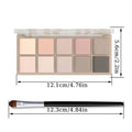 Sulily 10 Colors Eyeshadow Palette Matte Naked Eye Shadow Makeup,High Pigmented, Naturing-Looking, Ultra-Blendable,Long Lasting High Pigment Nude