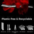 ZOMCHI Eyebrow Razor and Face Razor for Women and Men, Reusable Metal Handle with 11 Refill Blades, Dermaplane Razor with Protective Silicone Cap,