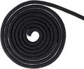 jijAcraft 6MM Black Nylon Rope - Thick Nylon Washing Line, 30M Solid Binding Hanging Twisted Cord, Heavy Duty Rope for Garden, Hammock, Camping