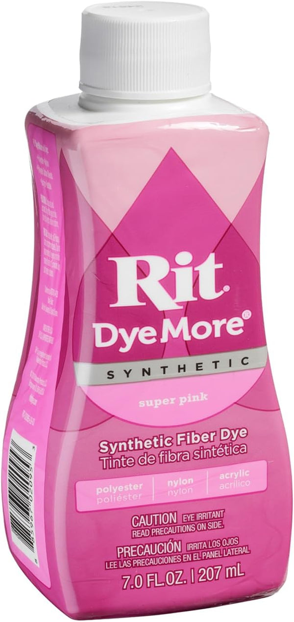 Rit Dyemore Liquid Dye, Super Pink 7-Ounce