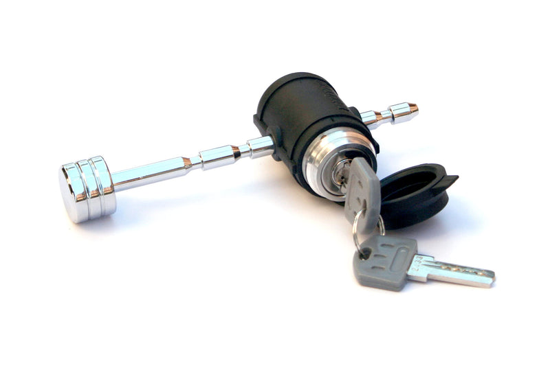 MaxxHaul Trailer Tongue Coupler Lock - Adjustable Trailer Tongue Pin, 1/4" Diameter, Fits 1" to 3" Latch-Type Coupler for RV, Truck Towing