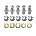 10mm Ball Studs with Hardware, 5/16-18 Screw Thread, 1/2" Long Shank, Silver, Front Suspension Lift Support