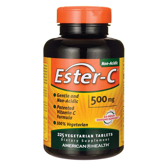 Ester-C American Health Vitamin C 500 Mg Coated Tablets, Immune System Booster, 