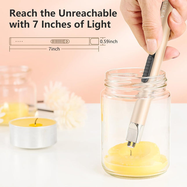 REIDEA Candle Lighter Electronic Arc Windproof Flameless USB Rechargeable Lighte