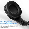 Rechargeable and Portable Personal FM Radio Headphones with Best Reception, Wireless Headset Radio Ear Muffs for Jogging, Mowing, Cycling, Meeting