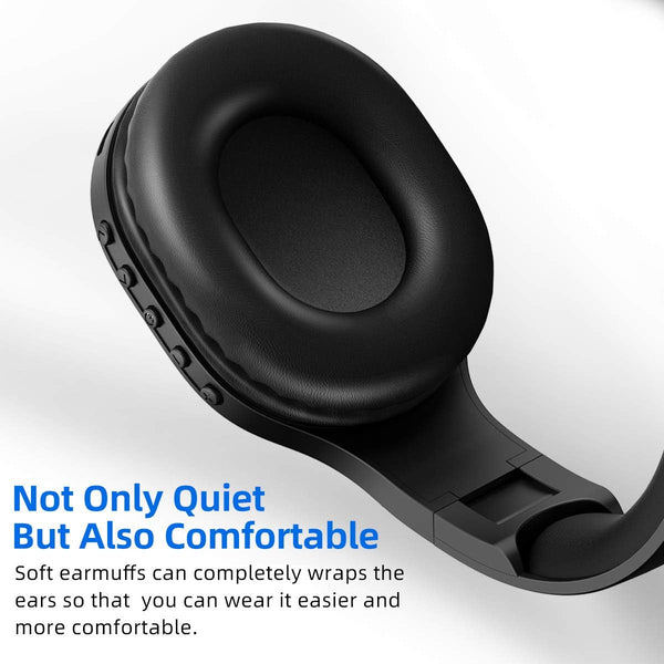 Rechargeable and Portable Personal FM Radio Headphones with Best Reception, Wireless Headset Radio Ear Muffs for Jogging, Mowing, Cycling, Meeting