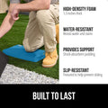 GORILLA GRIP® Extra Thick Patent Pending Supportive Foam Kneeling Pad, Large Cushion Knee Pads for Gardening, Baby Bath Time, Dirt and Water